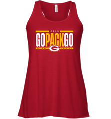 Go Pack Go Green Bay Packers 2019 Shirt Racerback Tank - KnowlegdeTee