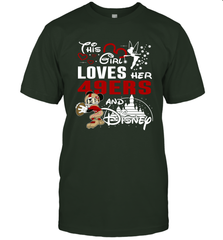 This Girl Loves Her San Francisco 49ers And Mickey Disney Fan Mashup T-Shirt - KnowlegdeTee