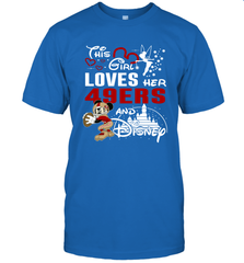 This Girl Loves Her San Francisco 49ers And Mickey Disney Fan Mashup T-Shirt - KnowlegdeTee