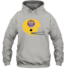 LSU TIGERS Helmet Vintage Scrub Hoodie - KnowlegdeTee