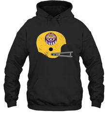 LSU TIGERS Helmet Vintage Scrub Hoodie - KnowlegdeTee