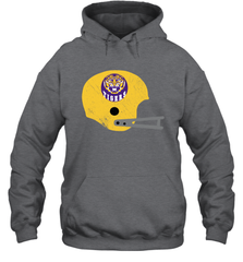 LSU TIGERS Helmet Vintage Scrub Hoodie - KnowlegdeTee