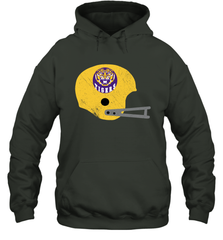 LSU TIGERS Helmet Vintage Scrub Hoodie - KnowlegdeTee