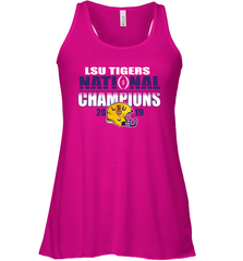 LSU Tigers Blue 84 College Football Playoff 2019 National Champions Glistening Racerback Tank - KnowlegdeTee