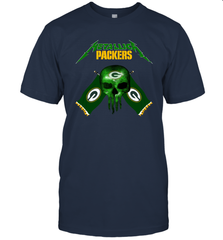 Metallica Green Bay Packers Skull Flag T-Shirt - KnowlegdeTee