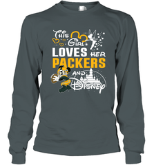 This Girl Loves Her Green Bay Packers And Mickey Disney Fan Mashup Long Sleeve T-Shirt - KnowlegdeTee