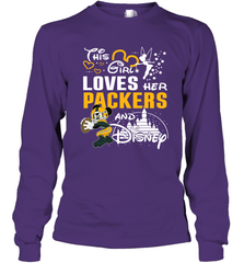 This Girl Loves Her Green Bay Packers And Mickey Disney Fan Mashup Long Sleeve T-Shirt - KnowlegdeTee