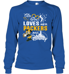This Girl Loves Her Green Bay Packers And Mickey Disney Fan Mashup Long Sleeve T-Shirt - KnowlegdeTee