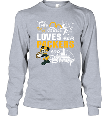 This Girl Loves Her Green Bay Packers And Mickey Disney Fan Mashup Long Sleeve T-Shirt - KnowlegdeTee