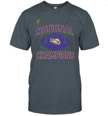 LSU Tigers College Football Playoff 2019 National Champions Football 2 T-Shirt - KnowlegdeTee