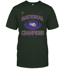 LSU Tigers College Football Playoff 2019 National Champions Football 2 T-Shirt - KnowlegdeTee