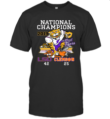 LSU Tigers College Football Playoff 2019 National Champions Score T-Shirt - KnowlegdeTee