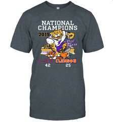 LSU Tigers College Football Playoff 2019 National Champions Score T-Shirt - KnowlegdeTee
