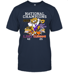 LSU Tigers College Football Playoff 2019 National Champions Score T-Shirt - KnowlegdeTee