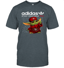 Baby Yoda Adidas All Day I Dream About San Francisco 49ers Shirts T-Shirt - KnowlegdeTee