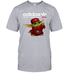 Baby Yoda Adidas All Day I Dream About San Francisco 49ers Shirts T-Shirt - KnowlegdeTee
