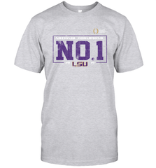 LSU Tigers College Football Playoff 2019 National Champions No1 Vintage T-Shirt - KnowlegdeTee