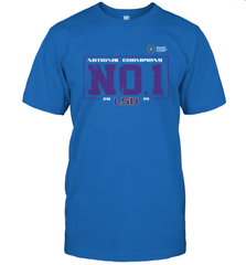 LSU Tigers College Football Playoff 2019 National Champions No1 Vintage T-Shirt - KnowlegdeTee