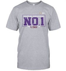 LSU Tigers College Football Playoff 2019 National Champions No1 Vintage T-Shirt - KnowlegdeTee