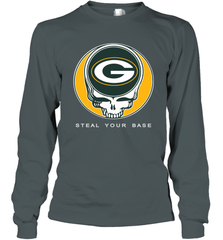 Green Bay Packers Grateful Dead Steal Your Base Fan Gift Long Sleeve T-Shirt - KnowlegdeTee