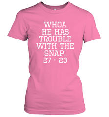 Whoa He Has Trouble With the Snap! Michigan Rivalry Shirt Women's T-Shirt - KnowlegdeTee