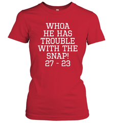 Whoa He Has Trouble With the Snap! Michigan Rivalry Shirt Women's T-Shirt - KnowlegdeTee