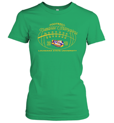 LSU Tigers Pressbox College Football Playoff 2019 National Champions Women's T-Shirt - KnowlegdeTee