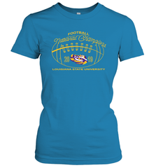 LSU Tigers Pressbox College Football Playoff 2019 National Champions Women's T-Shirt - KnowlegdeTee
