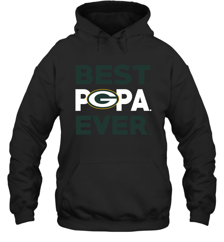 Best Green Bay Packers Papa Ever Fathers Day Gifts Hoodie - KnowlegdeTee