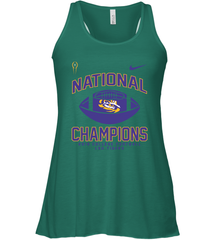 LSU Tigers College Football Playoff 2019 National Champions Football 2 Racerback Tank - KnowlegdeTee