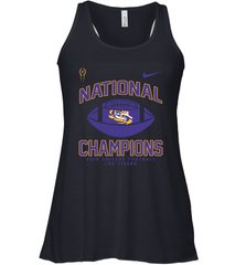 LSU Tigers College Football Playoff 2019 National Champions Football 2 Racerback Tank - KnowlegdeTee