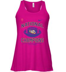 LSU Tigers College Football Playoff 2019 National Champions Football 2 Racerback Tank - KnowlegdeTee