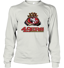 San Francisco 49ers NFL Gloves Fan Gifts Long Sleeve T-Shirt - KnowlegdeTee