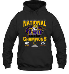 LSU Nationals Championship 2020 With Scores Shirt Hoodie - KnowlegdeTee