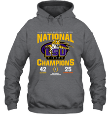 LSU Nationals Championship 2020 With Scores Shirt Hoodie - KnowlegdeTee
