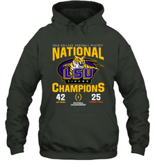 LSU Nationals Championship 2020 With Scores Shirt Hoodie - KnowlegdeTee