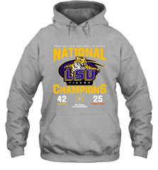 LSU Nationals Championship 2020 With Scores Shirt Hoodie - KnowlegdeTee