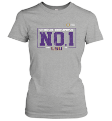 LSU Tigers College Football Playoff 2019 National Champions No1 Vintage Women's T-Shirt - KnowlegdeTee