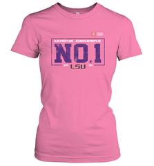 LSU Tigers College Football Playoff 2019 National Champions No1 Vintage Women's T-Shirt - KnowlegdeTee