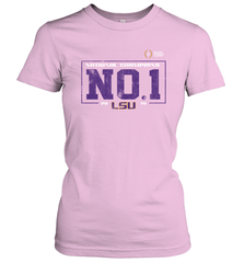 LSU Tigers College Football Playoff 2019 National Champions No1 Vintage Women's T-Shirt - KnowlegdeTee