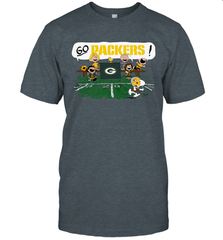 The Peanuts Cheering Go Snoopy Green Bay Packers T-Shirt - KnowlegdeTee
