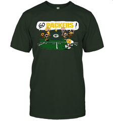 The Peanuts Cheering Go Snoopy Green Bay Packers T-Shirt - KnowlegdeTee