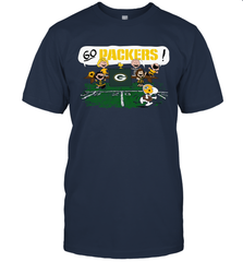 The Peanuts Cheering Go Snoopy Green Bay Packers T-Shirt - KnowlegdeTee