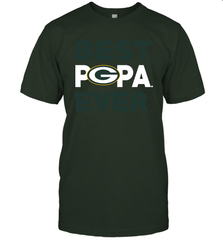 Best Green Bay Packers Papa Ever Fathers Day Gifts T-Shirt - KnowlegdeTee