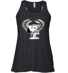 I Love Green Bay Packers Snoopy In My Heart Fan Racerback Tank - KnowlegdeTee