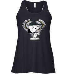 I Love Green Bay Packers Snoopy In My Heart Fan Racerback Tank - KnowlegdeTee