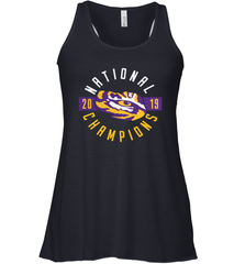 LSU Tigers College Football Playoff 2019 National Champions Schedule Fumble front Racerback Tank - KnowlegdeTee