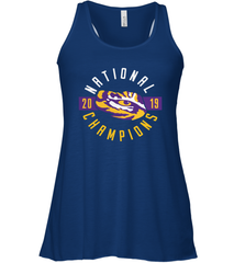 LSU Tigers College Football Playoff 2019 National Champions Schedule Fumble front Racerback Tank - KnowlegdeTee