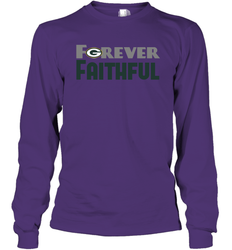 Green Bay Packers Forever Faithful Fans Gift Long Sleeve T-Shirt - KnowlegdeTee