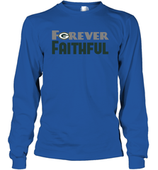 Green Bay Packers Forever Faithful Fans Gift Long Sleeve T-Shirt - KnowlegdeTee